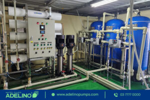 Bơm Adelino được lắp đặt hiệu quả cho máy lọc nước công nghiệp RO Bơm Adelino được lắp đặt hiệu quả cho máy lọc nước công nghiệp RO