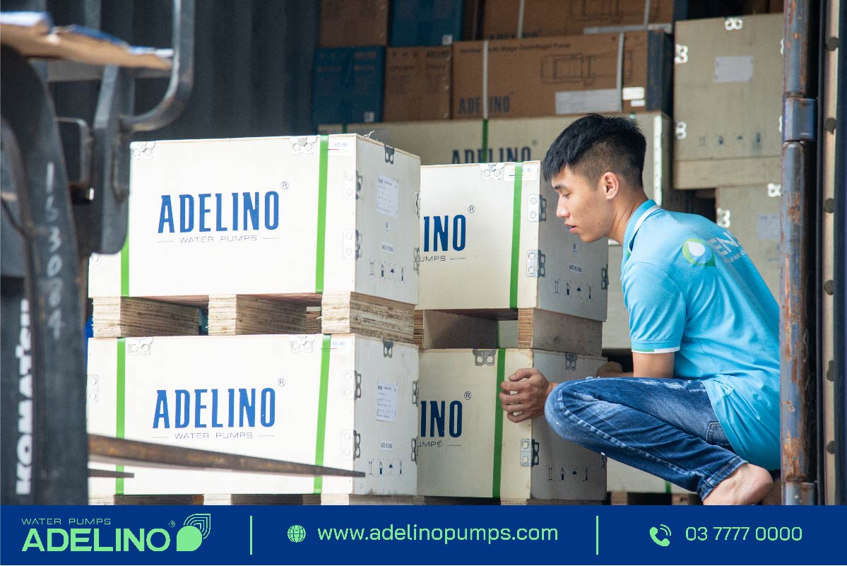 Tekcom ủy quyền phân phối bơm nước công nghiệp Adelino tại Việt Nam
